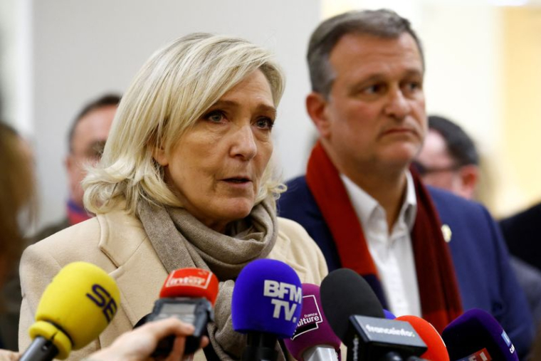 Marine Le Pen et Louis Aliot