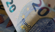 Des billets de 20 euros sont vus dans une illustration