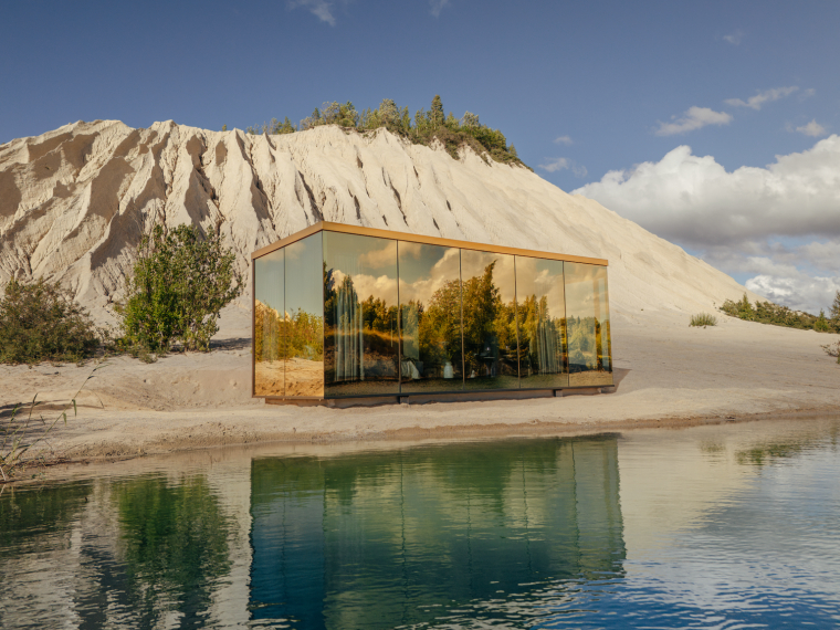 Cette maison en forme de lingot d’or est la création originale d’un cabinet d’architecture. ( crédit photo : Jaan Parmask - ÖÖD House )