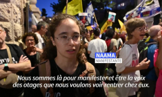 Jérusalem: manifestation pour la libération des otages