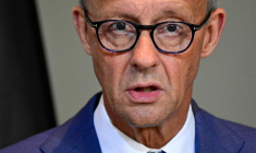 Le chancelier allemand Friedrich Merz à Berlin le 9 septembre 2026. ( AFP / JOHN MACDOUGALL )