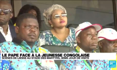 Le pape François face à la jeunesse congolaise au 3ème jour de sa visite