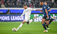 Le Real Madrid dompte l'Atalanta, Mbappé buteur et blessé