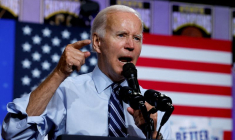 Photo d'archives : Le président américain Biden assiste à un rassemblement du DNC à Rockville, dans le Maryland