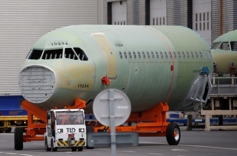 L'usine Airbus de Montoir-de-Bretagne près de Saint-Nazaire