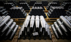 Des douilles d'obus. (illustration) ( AFP / LIONEL BONAVENTURE )