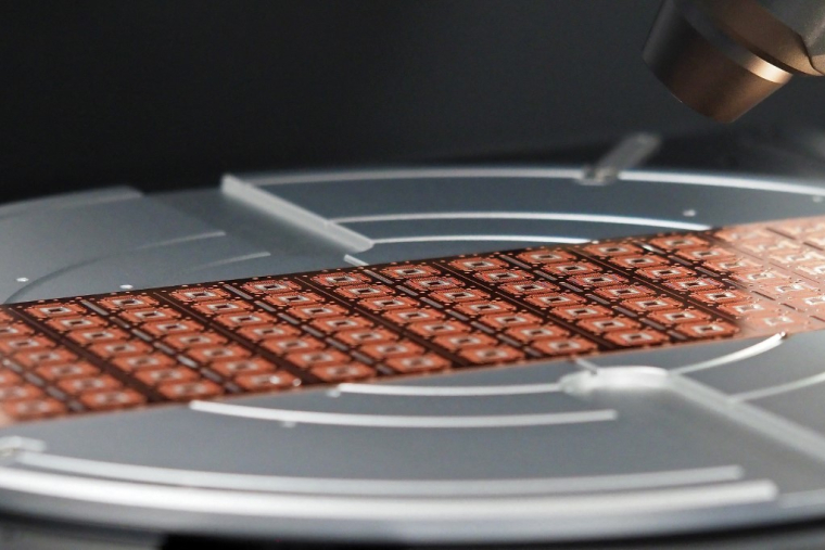 Un semiconducteur. ( AFP / SAM PANTHAKY )