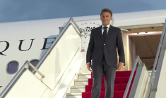 Macron arrive à Erevan en visite officielle avant le sommet de la CPE