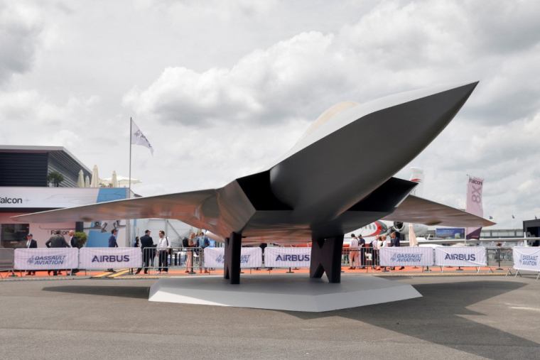 Le projet Scaf n'a pas survécu à la rivalité entre Airbus et Dassault (illustration) ( AFP / GEOFFROY VAN DER HASSELT )
