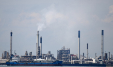 Une raffinerie Shell, à Singapour, en novembre 2020 (illustration) ( AFP / ROSLAN RAHMAN )