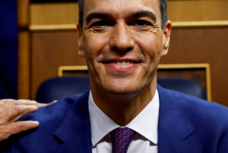Le Premier ministre espagnol Pedro Sanchez à Madrid