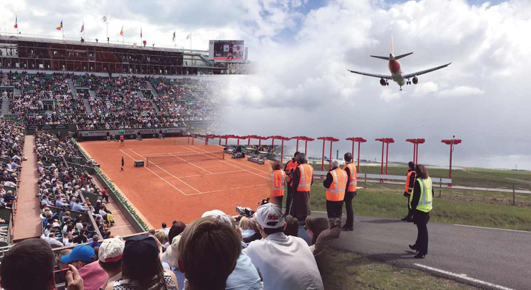 Places à Roland-Garros ou visites des coulisses d'aéroports...les grands groupe fidélisent leurs actionnaires. (© BNP Paribas/S. Farris - ADP)