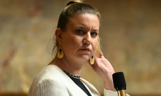 Mathilde Panot à Paris, le 6 janvier 2026. ( AFP / BERTRAND GUAY )