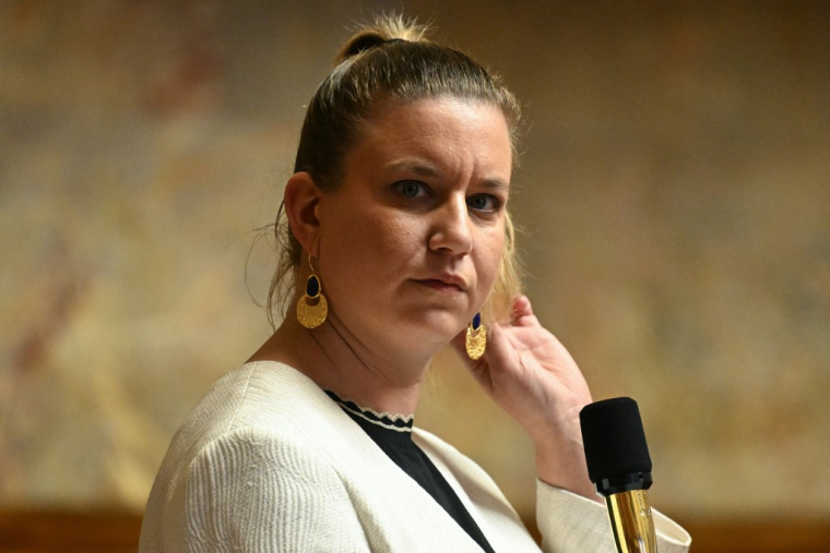 Mathilde Panot à Paris, le 6 janvier 2026. ( AFP / BERTRAND GUAY )