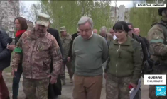 Guerre en Ukraine : le centre de Kiev bombardé lors de la visite d'Antonio Guterres, secrétaire de l'ONU