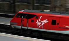 Le groupe britannique Virgin, qui n'a quasiment plus aucune activité en France depuis la vente de ses Megastores en 2001, envisage d'y revenir en train à grande vitesse  ( AFP / Daniel LEAL )