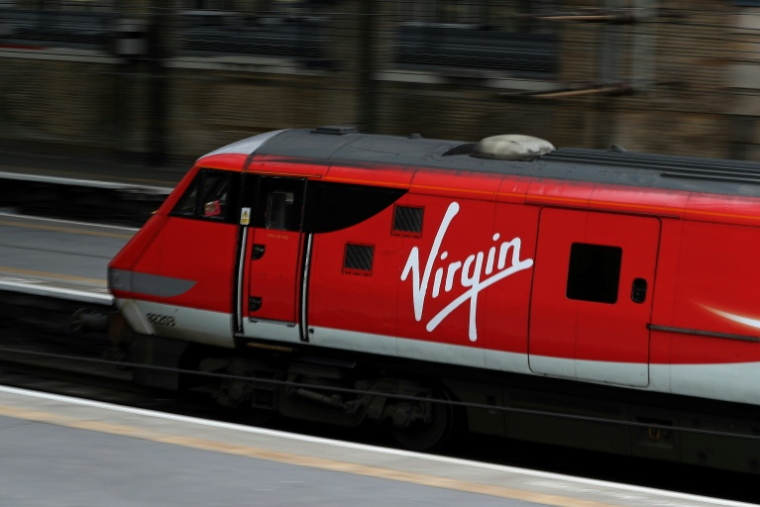 Le groupe britannique Virgin, qui n'a quasiment plus aucune activité en France depuis la vente de ses Megastores en 2001, envisage d'y revenir en train à grande vitesse  ( AFP / Daniel LEAL )