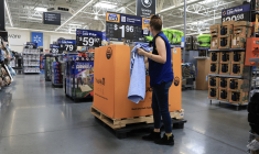 Un magasin Walmart, aux Etats-Unis (crédit : JOE RAEDLE / GETTY IMAGES NORTH AMERICA / Getty Images via AFP)