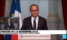 Procès du 13-Novembre : "Ce témoignage, je le dois aux victimes", déclare François Hollande
