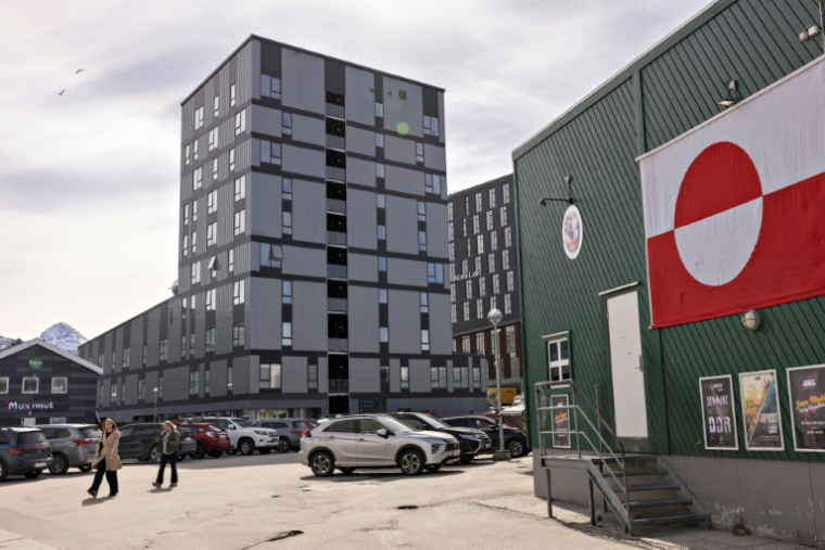 Le nouveau consulat américain à Nuuk, au Groenland, le 20 mai 2026 ( Ritzau Scanpix / Christian Klindt Soelbeck )