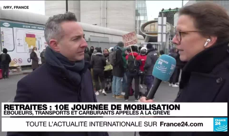 Réforme des retraites : à l'incinérateur d'Ivry, les éboueurs poursuivent la grève
