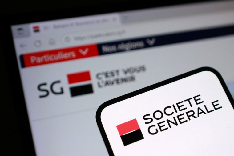 L'illustration représente le logo de la Société Générale