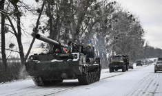 L'intervention russe en Ukraine fait peser de lourdes incertitudes sur la situation économique et la conjoncture financière. (© Aris Messinis/AFP)