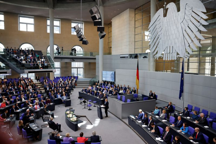 Célébration du 75e anniversaire de la première session du Bundestag