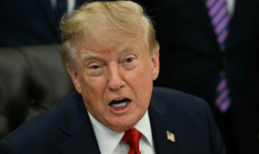 Le président américain Donald Trump, le 18 septembre 2026 à Washington  ( AFP / Jim WATSON )