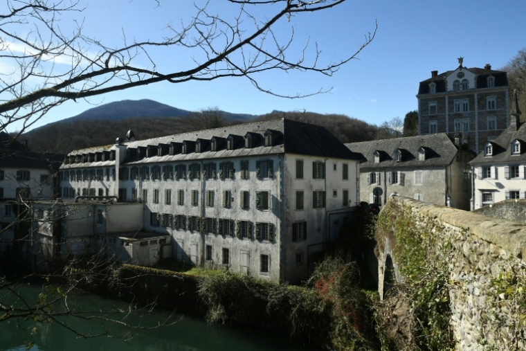 L'établissement catholique Notre-Dame-de-Bétharram, dans les Pyrénées-Atlantique, le 18 mars 2025 ( AFP / Gaizka IROZ )