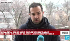 Invasion militaire russe en Ukraine : à Zaporijia, les habitants craignent des bombardements