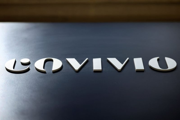 Le logo de la société immobilière Covivio à Paris