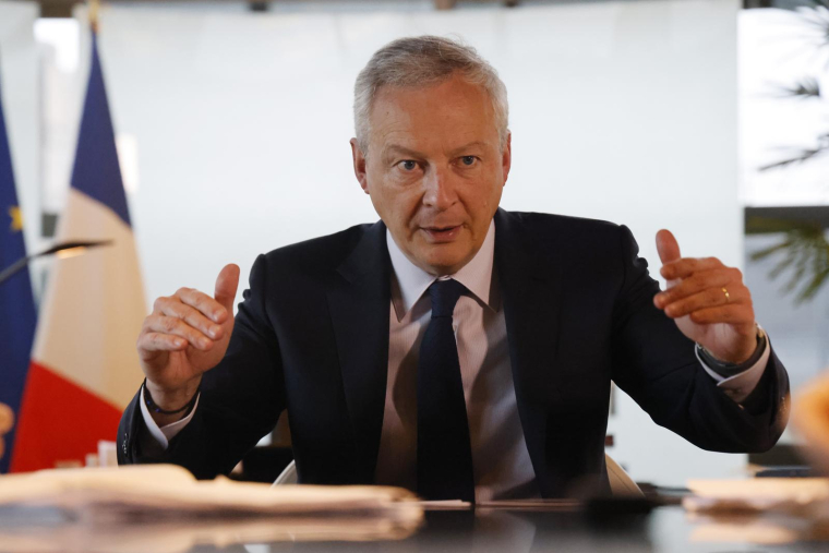 Bruno Le Maire, le 3 février 2023, à Paris ( AFP / Ludovic MARIN )