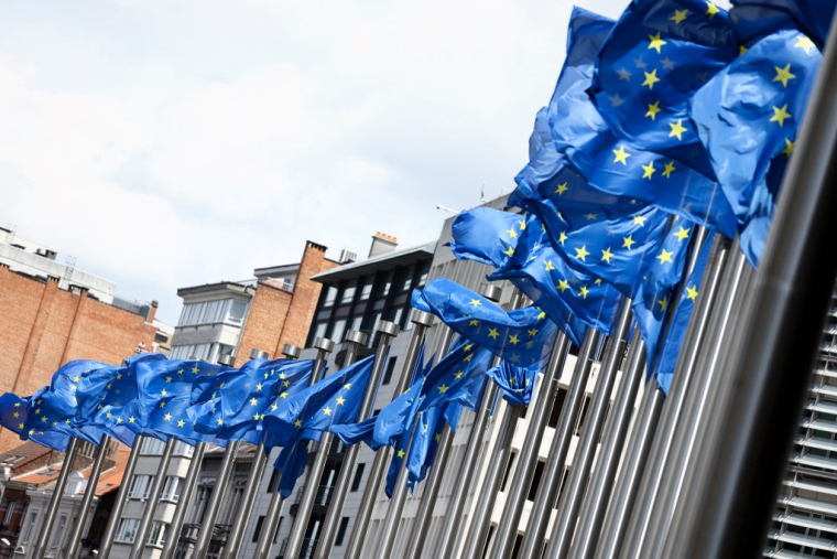 Le siège de la Commission européenne à Bruxelles le 12 juin 2022  ( AFP / KENZO TRIBOUILLARD )