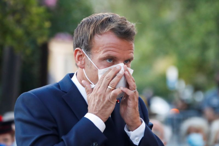 MACRON PARLE À POUTINE, PRÔNE L'APAISEMENT EN BIÉLORUSSIE