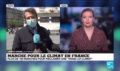 Plus de 160 marches pour réclamer une "vrai loi climat"
