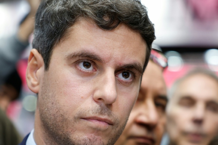 Gabriel Attal à Paris le 22 février 2026 ( AFP / Charlotte SIEMON )