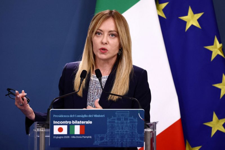 La présidente du Conseil italienne Giorgia Meloni