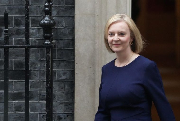 Photo de la Première ministre britannique Liz Truss
