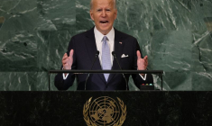 Le président américain Joe Biden s'adresse à la 77e session de l'Assemblée générale des Nations Unies à New York