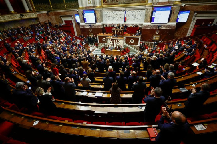 Les députés à l'Assemblée nationale à Paris