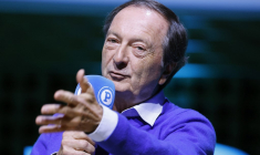 Michel Edouard Leclerc le 25 mars 2025. ( AFP / LUDOVIC MARIN )