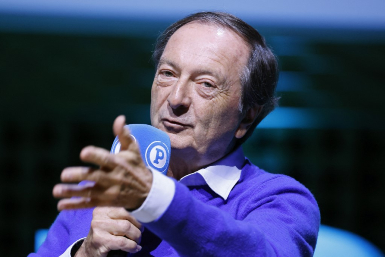 Michel Edouard Leclerc le 25 mars 2025. ( AFP / LUDOVIC MARIN )