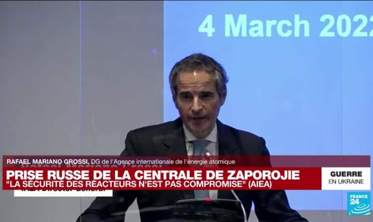 REPLAY - Le directeur de l'AEIA s'exprime sur la prise de la centrale de Zaporijjia par les Russes
