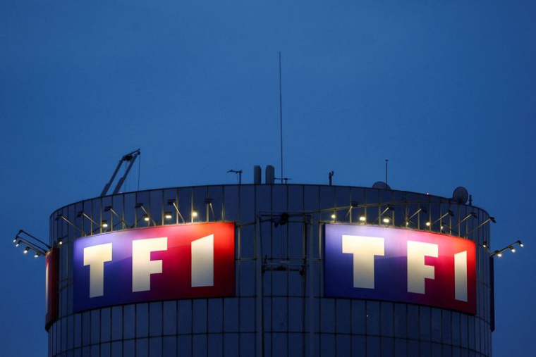 Le logo de la chaîne de télévision française TF1