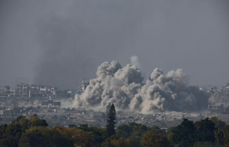 Frappe aérienne israélienne dans le centre de Gaza