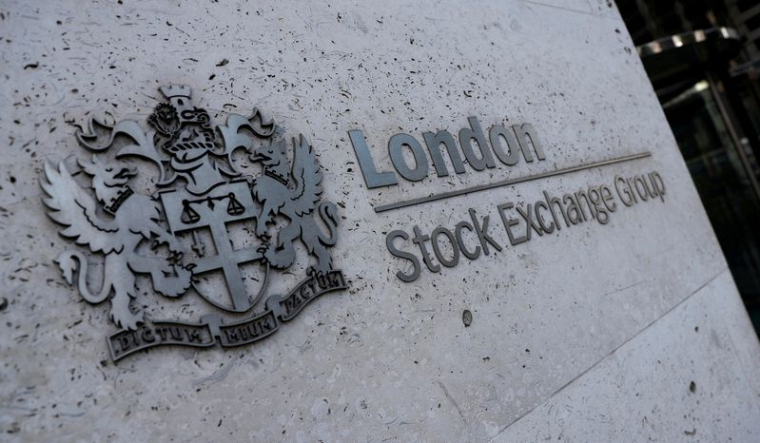 L'entrée du London Stock Exchange, à Londres