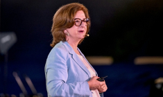 Marie Owens Thomsen, le 2 juin 2025, à New Delhi, en Inde ( AFP / Money SHARMA )