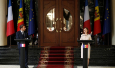 MACRON JUGE LÉGITIME LA DEMANDE D'ADHÉSION DE LA MOLDAVIE À L'UE