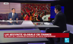 France : l'Assemblée donne un premier feu vert au texte controversé sur la "sécurité globale"